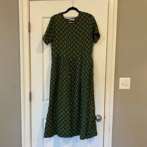 NWOT Ace & Jig Rosa dress in Emerald, size Large